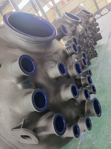 Nonstandard type glass lined reactor with customized type head cover