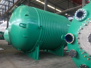 Biggest 52000L Half Pipe Coiled Glass Lined Storage Tank